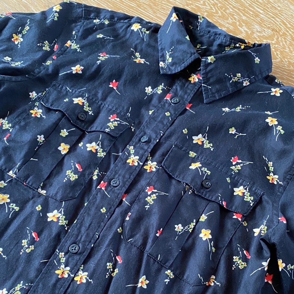 Ralph Lauren Black Floral Women’s Shirt - Picture 3 of 8